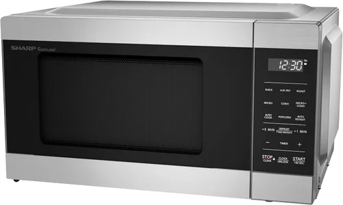 Vista 17 de Sharp Carousel® SMC0985KS - Horno microondas de convección 3 en 1 con freidora de aire, 0.9 pies cúbicos, 900 W, acero inoxidable