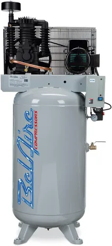 Vista 2 de BelAire 318VL 7.5 HP 80 galones 1-fase vertical 2 etapas compresor de aire con arrancador