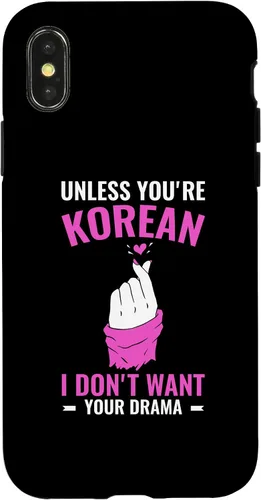 Vista 4 de iPhone 15 K-Drama Solo quiero ver Drama coreano Funny Kdrama Case