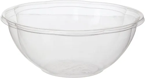 Vista 2 de Eco-Products - Tapas compostables para ensalada de 18 onzas, caja de 300, se adapta a recipientes redondos de 18 onzas, material PLA renovable hecho