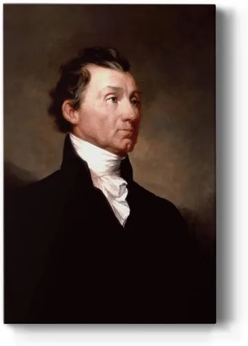 Vista 27 de Renditions Gallery George Washington - Arte de pared de retrato presidental, decoración en lienzo de alta calidad con envoltura de galería, listo