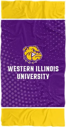 Vista 37 de LOGOVISION Manta Abilene Christian University, 30x60 Logo Dots CottonFront/PolyBackBeachTowel