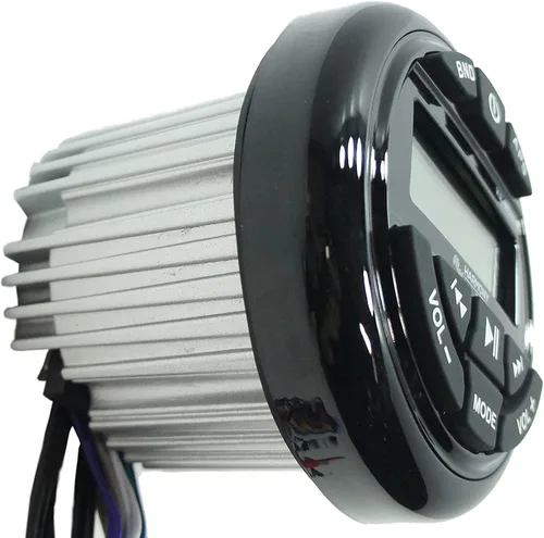 Vista 3 de Harmony Audio Paquete con receptor de medios marinos HA-MCU2 y control remoto de audio marino HA-MCUREM