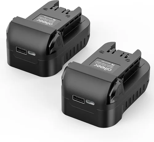 Vista 11 de aikeec Adaptador de batería compatible con Dewalt a compatible con Miwaulkee, puerto de carga USB/Tipo-C, convertidor de batería de 18 V/20 V