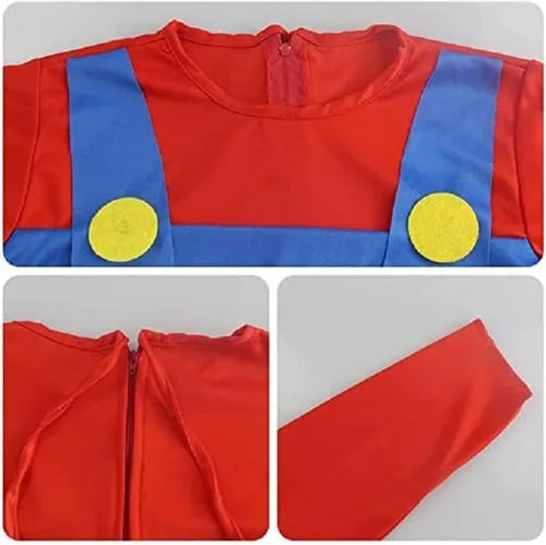 Vista 2 de slhiewaly Disfraz de Super Brothers para niños disfraz de Halloween y cosplay