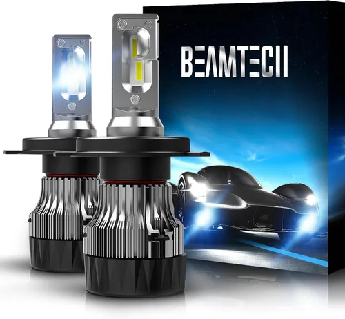 Vista 15 de BEAMTECH Fog Bombilla H1, 6500K, 1.181 in, base de disipador de calor, chips CSP, tamaño pequeño, paquete de 2