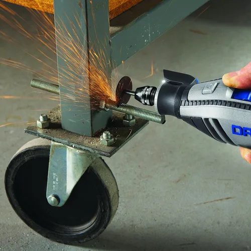 Vista 3 de Dremel Kit de herramientas rotativas (4300) con accesorio multiusos para brocas de corte