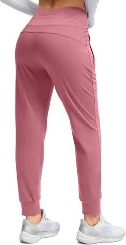 Vista 68 de G Gradual Pantalones deportivos con forro polar para mujer, de cintura alta, resistentes al agua, térmicos, para invierno, correr, senderismo