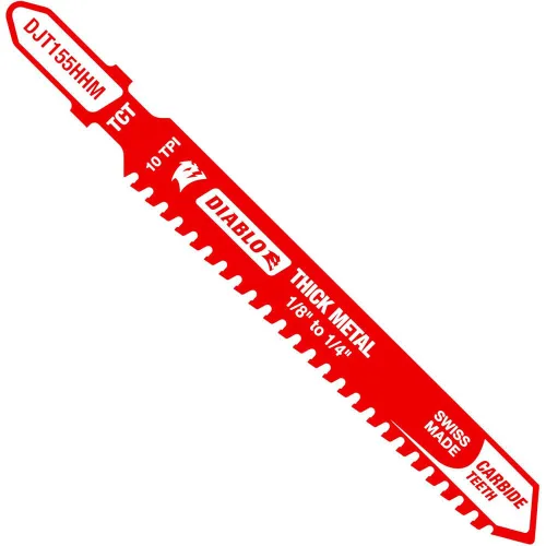 Vista 31 de Diablo Hoja de Sierra Caladora de Grano de Carburo - Ideal para Cortar Baldosas de Cerámica, Vidrio y Materiales Abrasivos - 3-1/4" de Longitud