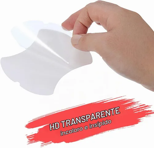 Vista 3 de Protector transparente para manija de puerta de automóvil, película protectora de arañazos para vehículos, película protectora transparente