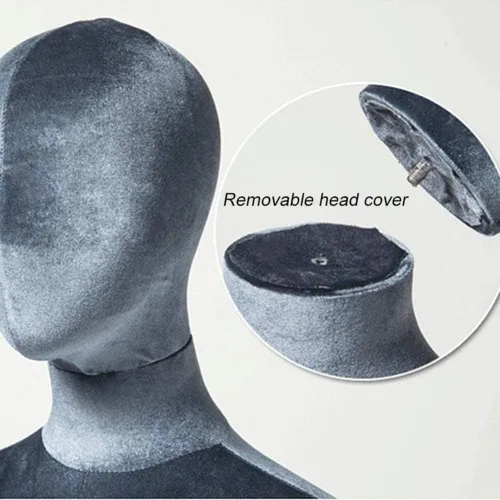 Vista 2 de Soporte de exhibición de maniquí, modista femenina, maniquíes, muestra la altura del pecho, base de trípode ajustable para disfraz, joyería