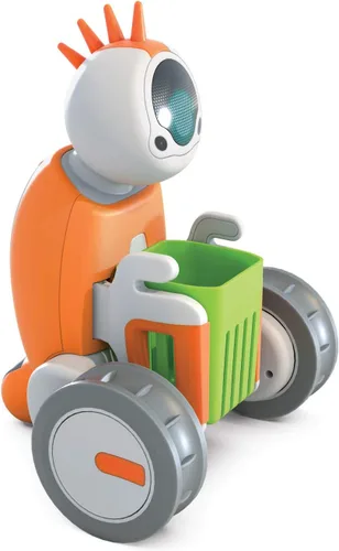 Vista 6 de HEXBUG MoBots Fetch - Kit de robot de grabación y parlante con control remoto con luces de motor y sonido, juguetes educativos interactivos