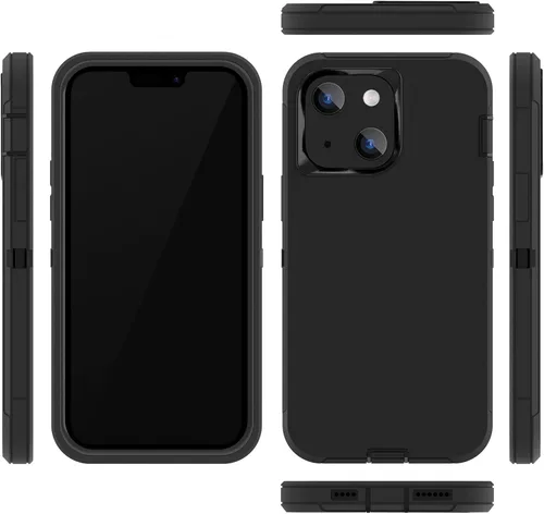 Vista 7 de Sansunto Funda protectora para iPhone 16e, funda protectora para 13, 14, 15, 16E 6.1 pulgadas, resistente a prueba de golpes, a prueba de caídas