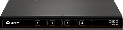 Vista 7 de Vertiv Cybex Secure SC845H-001 cable de vídeo 4 puertos HDMI DPP EAL4+ NIAP TAA