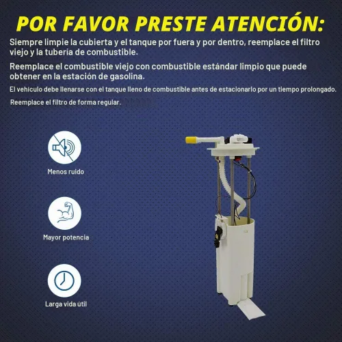 Vista 2 de FP3506M - Bomba de combustible E3506M Compatible con Astro GMC Safari 2000 2001 2002 2003 2004 2005 (Excepto Exportación)