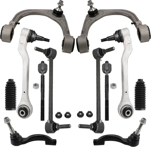 Vista 54 de Detroit Axle - Kit de extremo de 12 piezas para Ford Explorer Mercury Mountaineer 1998-2001 1999 2000, 2 brazos de control delanteros superiores