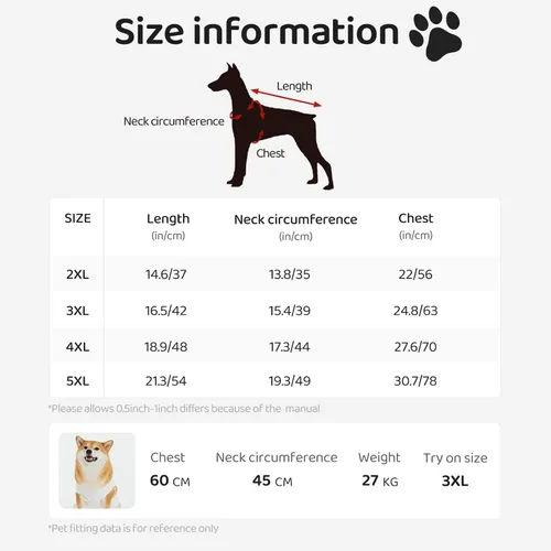 Vista 9 de Chaqueta clásica de ansiedad para perros, ropa cómoda para mascotas para gatos y perros, abrigo solar de corazón de dibujos animados para perros