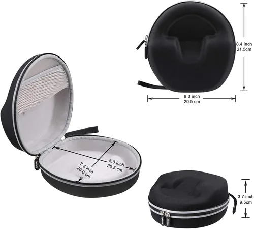 Vista 6 de Aproca Funda rígida de viaje para auriculares HyperX Cloud II Gaming