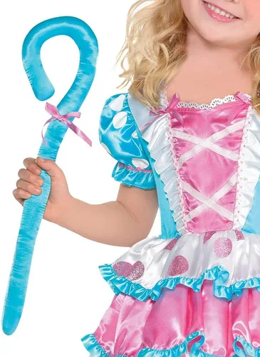 Vista 4 de amscan Disfraz de Little Bo Peep para niñas pequeño 4-6 3 piezas multicolor