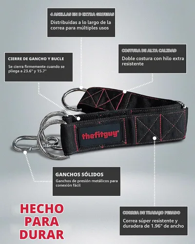 Vista 7 de THEFITGUY - Correa de extensión de cable para accesorios de máquina de cable, gimnasio (individual)