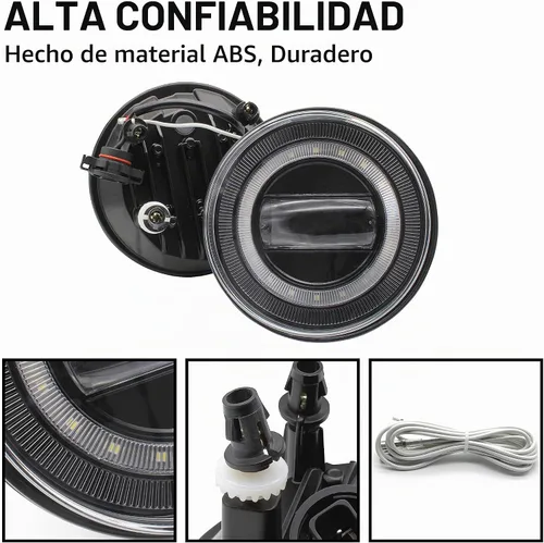 Vista 4 de Luces antiniebla LED con luces de circulación diurna para GMC Sierra 2007-2014, luces antiniebla de conducción con DRL para 2007 2008 2009 2010 2011
