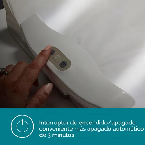 Vista 5 de Contours GlowFlex - Luz nocturna para bebés para cambios de pañales, brillo suave regulable, control táctil, apagado automático, correa