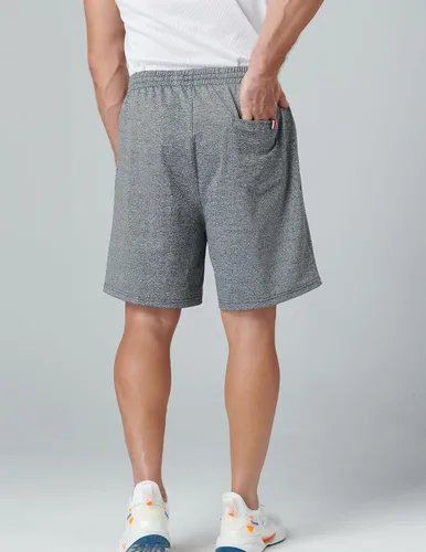 Vista 4 de Liberty Imports Paquete de 3 pantalones cortos deportivos para hombre, pantalones cortos deportivos casuales con bolsillos con cremallera, ropa