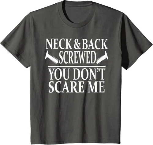 Vista 70 de Camiseta divertida para recuperación de cirugía de columna vertebral y cuello y espalda, Negro