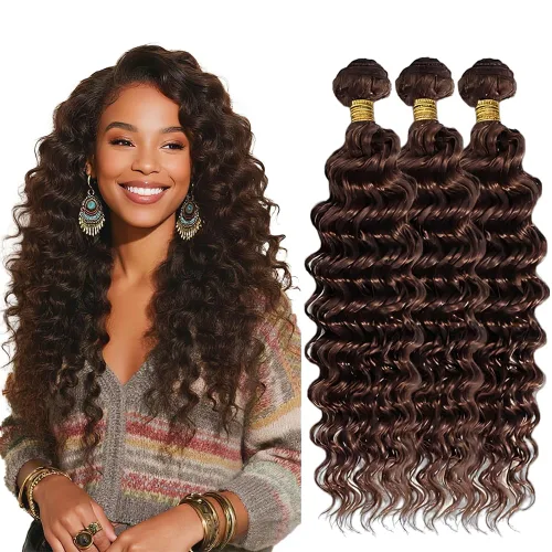 Vista 180 de Color 30 paquetes de cabello humano marrón onda del cuerpo paquetes 8 10 12 pulgadas brasileño virgen Remy extensiones de cabello humano doble trama
