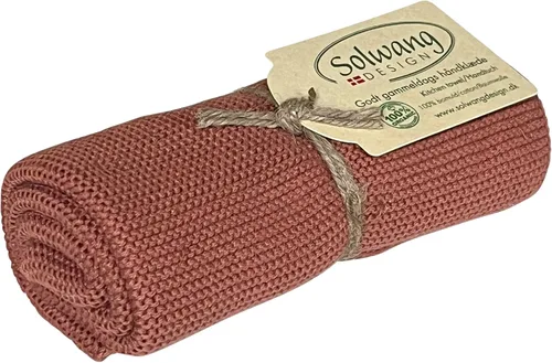 Vista 11 de Solwang 100% algodón orgánico certificado fabricado en la India Toalla de cocina/mano de diseño danés (verde ártico orgánico)