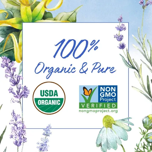 Vista 8 de Garden of Life Aceites esenciales, aceite esencial de lavanda 100% orgánico y puro más ylang ylang y manzanilla, mezcla de sueño para difusores