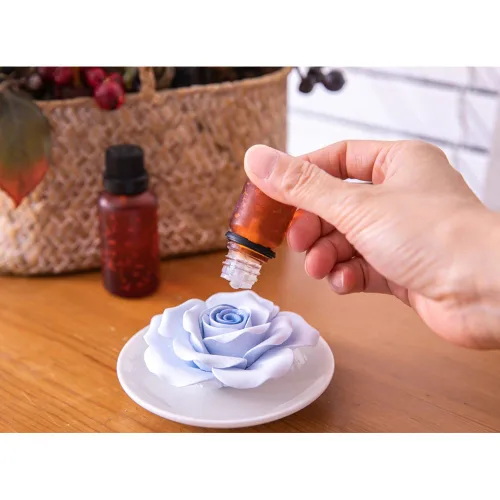 Vista 5 de Difusor pasivo de flores de aceite esencial - Difusores de aromaterapia de porcelana no eléctricos para habitación pequeña mini, decorativo