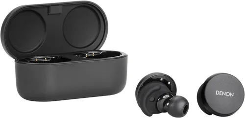 Vista 4 de Denon PerL - Audífonos inalámbricos verdaderos, batería de 24 horas Negro