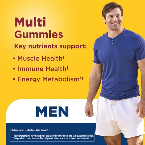 Vista 3 de Nature Made Multi for Men, Mens Multivitamins Gummies, 70 Count
