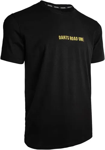 Vista 2 de CUESOUL Camiseta negra 929 New Launch DARTS ROAD ONE 2022
