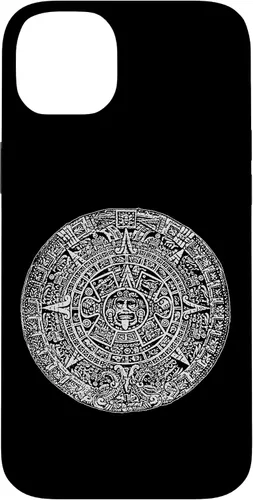 Vista 15 de Aztec Calendar Sun Stone Mexican Mayan Calendario Azteca Case for iPhone 17