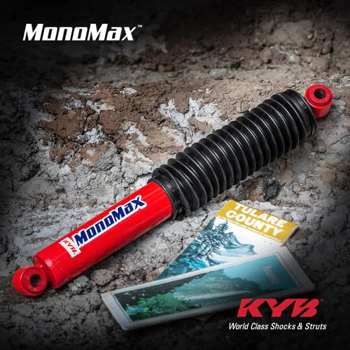 Vista 2 de KYB 565063 MonoMax - Amortiguador de gas, color rojo