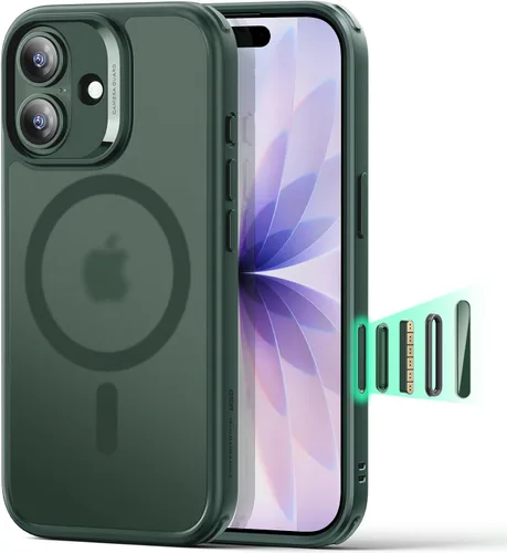 Vista 103 de ESR Funda para iPhone 14 Plus, compatible con MagSafe, protección de grado militar a prueba de golpes, resistente al amarillamiento, funda magnética