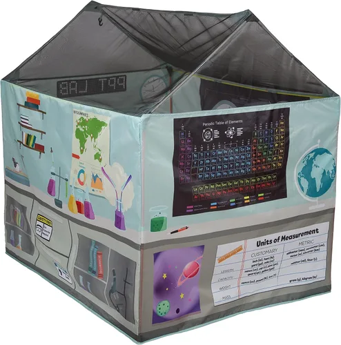 Vista 4 de Pacific Play Tents Tienda de campaña 20461 Science Center Play House 48" x 38" x 48