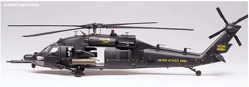 Vista 4 de Academy 12115 AH-60L DAP BLACK HAWK Helicóptero Kit de modelo de plástico