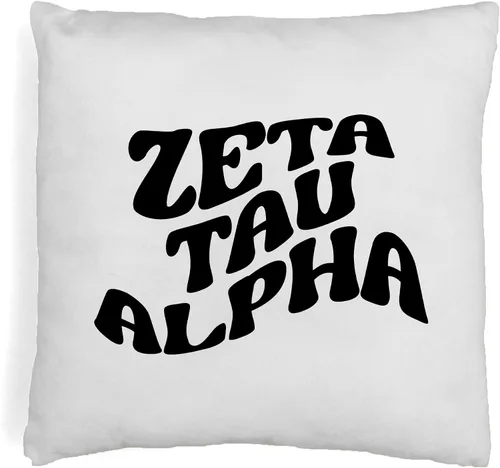 Vista 35 de sockprints Mod Alpha Chi Omega - Funda de almohada de 18 x 18 pulgadas, fundas de almohada de hermandad de mujeres - Almohada decorativa