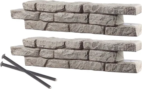 Vista 10 de RTS Home Accents Kit de cama de jardín elevada Rock Lock, cuadrado de 48 pulgadas