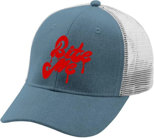 Vista 2 de devor Hats Bite Me Baseball Caps for Women Funny Denim Baseball Cap Adjustable