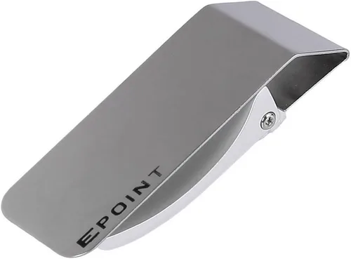 Vista 2 de Epoint Clips de dinero para hombre, más diseños, billetera casual con clip para dinero para uso diario, Sliver-eqa03b04