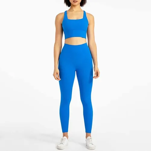 Vista 2 de JQ JQAMAZING Leggings de cintura alta sin costuras para mujer, suaves, elásticos, opacos, pantalones de yoga