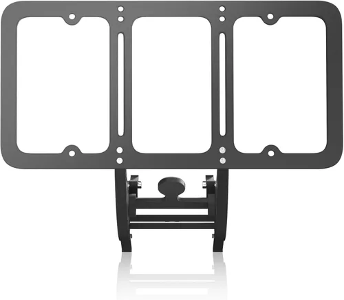 Vista 9 de Soporte para placa de matrícula modelo 3 2023-2017, altura ajustable y sin perforación, soporte para placa frontal con características antirrobo