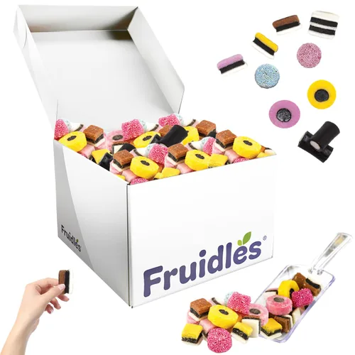 Vista 14 de Fruidles Gomitas de Regaliz Allsorts de Estilo Inglés, Dulces Allsorts, Sin OGM (1 Libra)