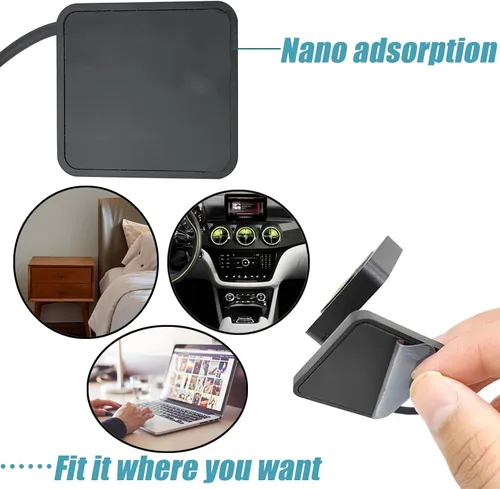 Vista 6 de Soporte de cargador de repuesto compatible con Amazfit GTR 4, GTR 3, GTR 3 Pro, reloj inteligente GTS 3, base de carga con cable de carga USB