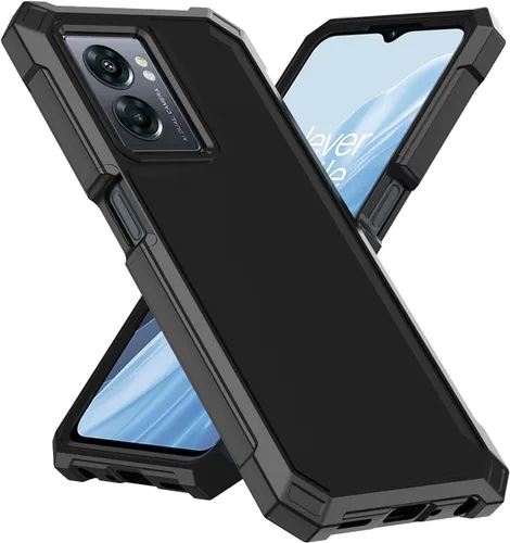 Vista 7 de Ailiber - Funda delgada para OnePlus Nord N300 5G, protector de pantalla Protector de poliuretano termoplástico resistente de doble capa a prueba