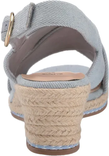 Vista 3 de Bella Vita Sandalias de cuña alpargata para mujer
